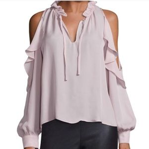 Parker blush colored blouse